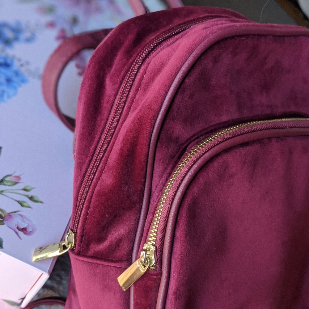 Velvet backpack - Picture 3 of 3